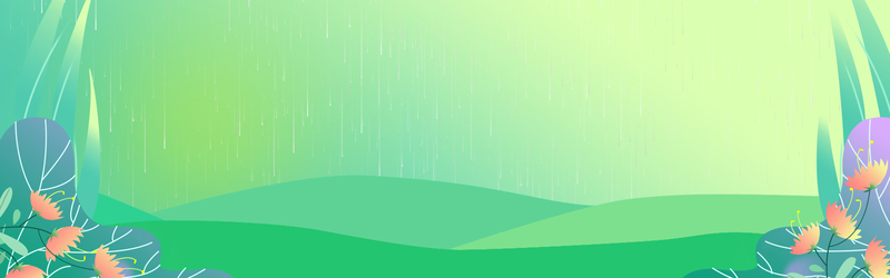春季清明踏青PSD分层Banner，文艺手绘JPG图片素材免费下载