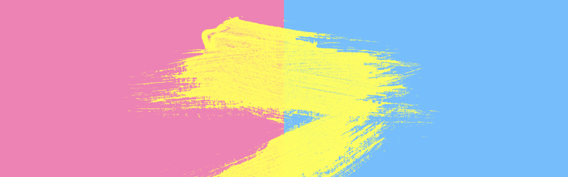 卡通手绘笔刷绘画素材，高清JPG/PSD格式Banner背景下载