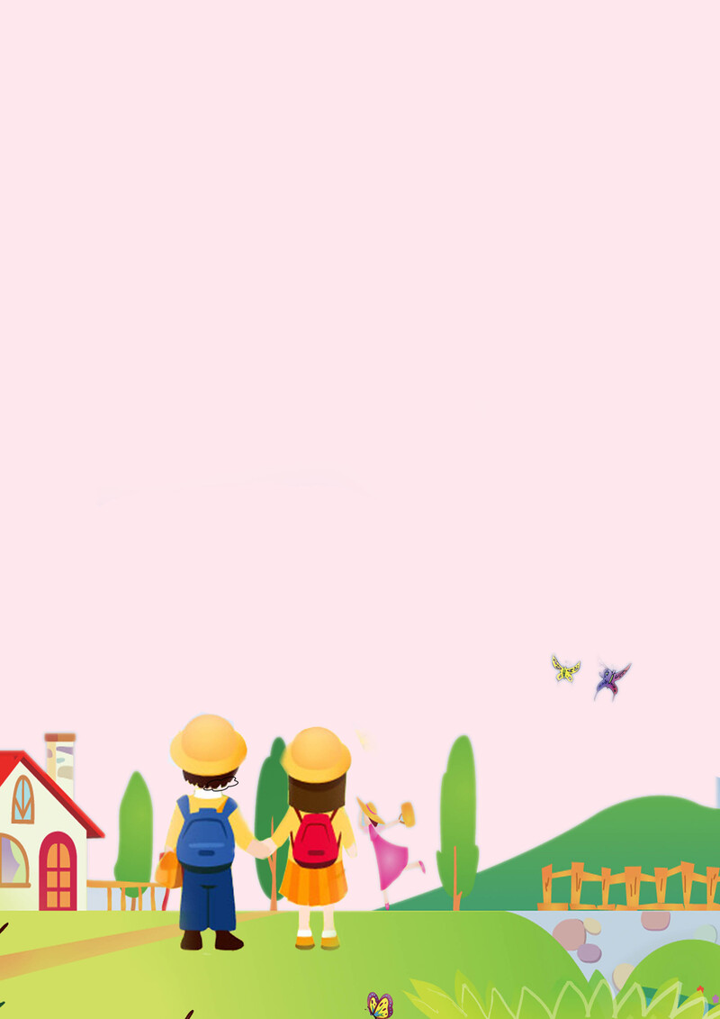 幼儿园成长档案，高清卡通手绘JPG/PSD设计素材下载