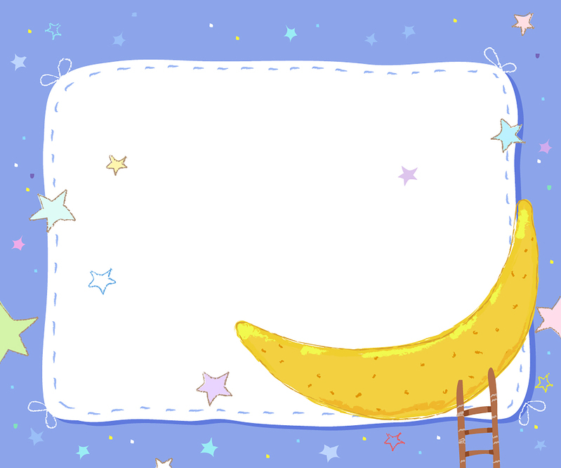 卡通星星信纸背景图，高清JPG+手绘AI，免费下载！