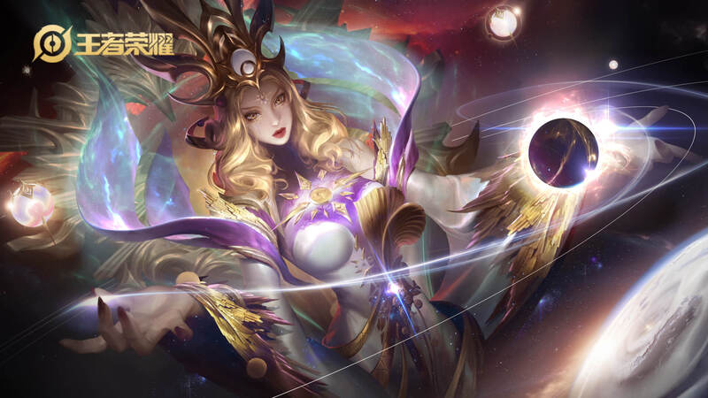 武则天王者倪克斯神谕，高清JPG卡通手绘素材，一键下载