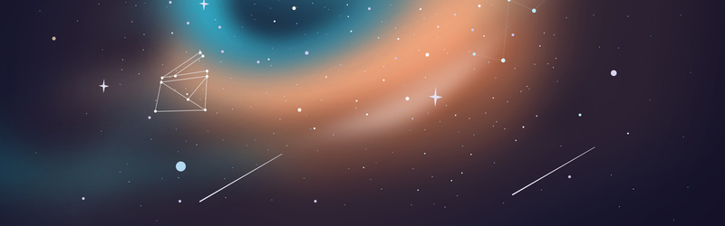 星空背景JPG素材，卡通手绘高清图片，免费下载