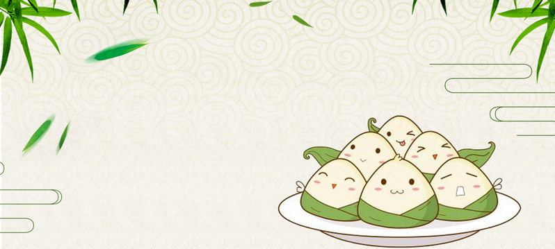 端午节童趣卡通Banner，高清JPG+PSD设计素材下载