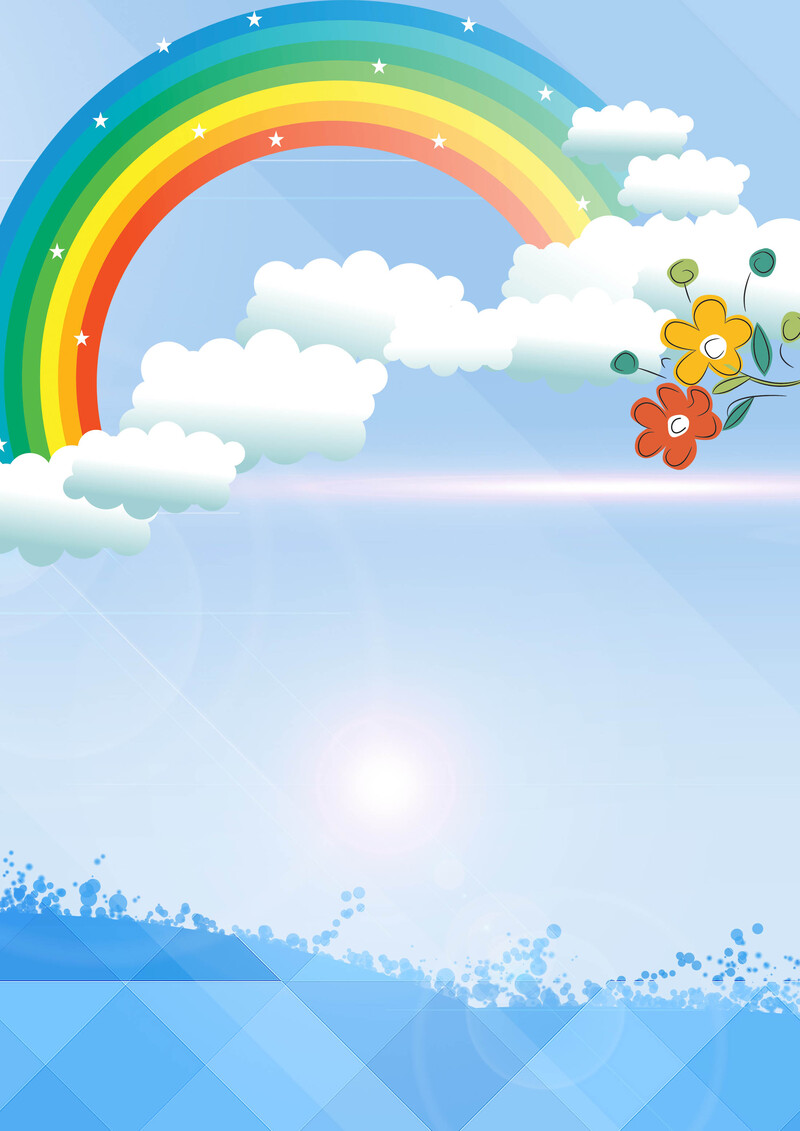 幼儿园档案，高清JPG卡通/手绘成长履历背景设计素材PSD下载