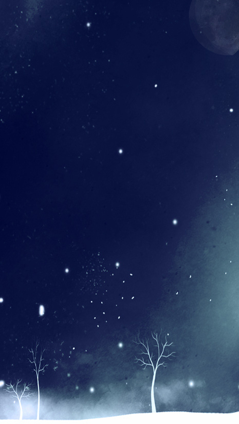 星空卡通背景素材，高清JPG与PSD格式，手绘卡通设计资源下载