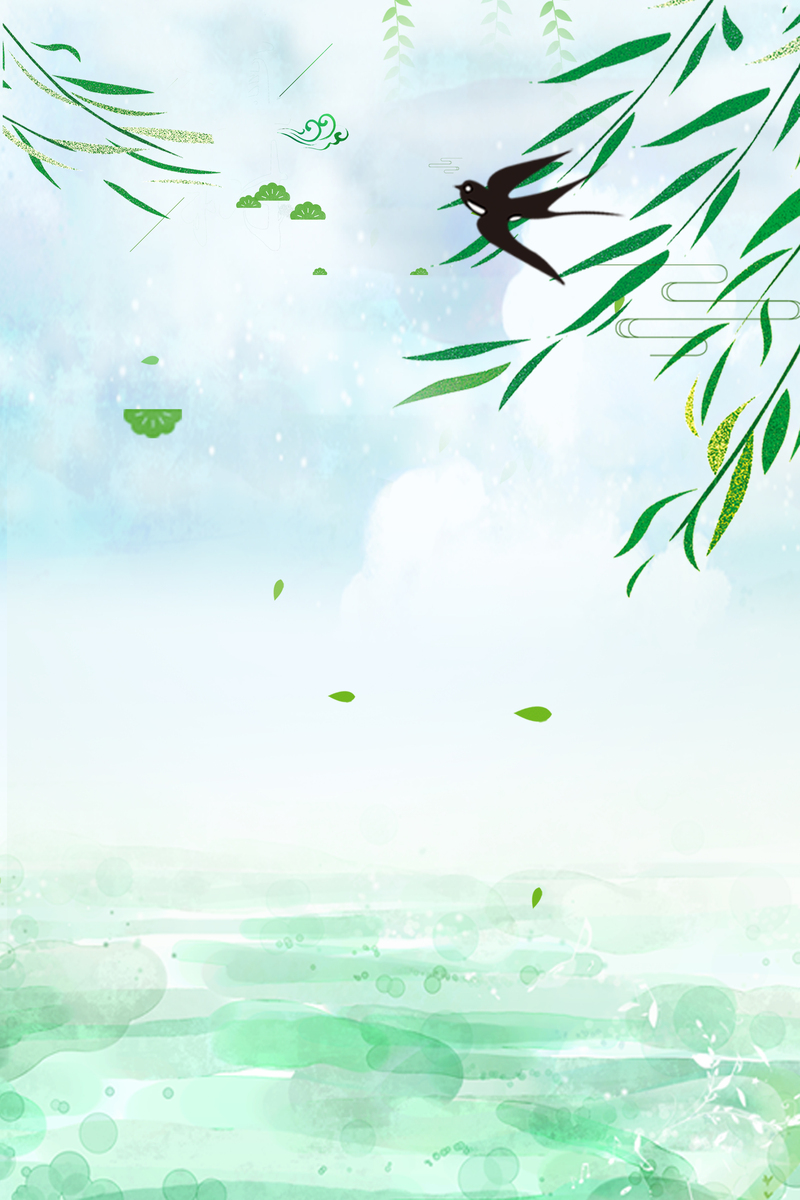 春季手绘晕染背景，高清JPG/PSD设计素材下载
