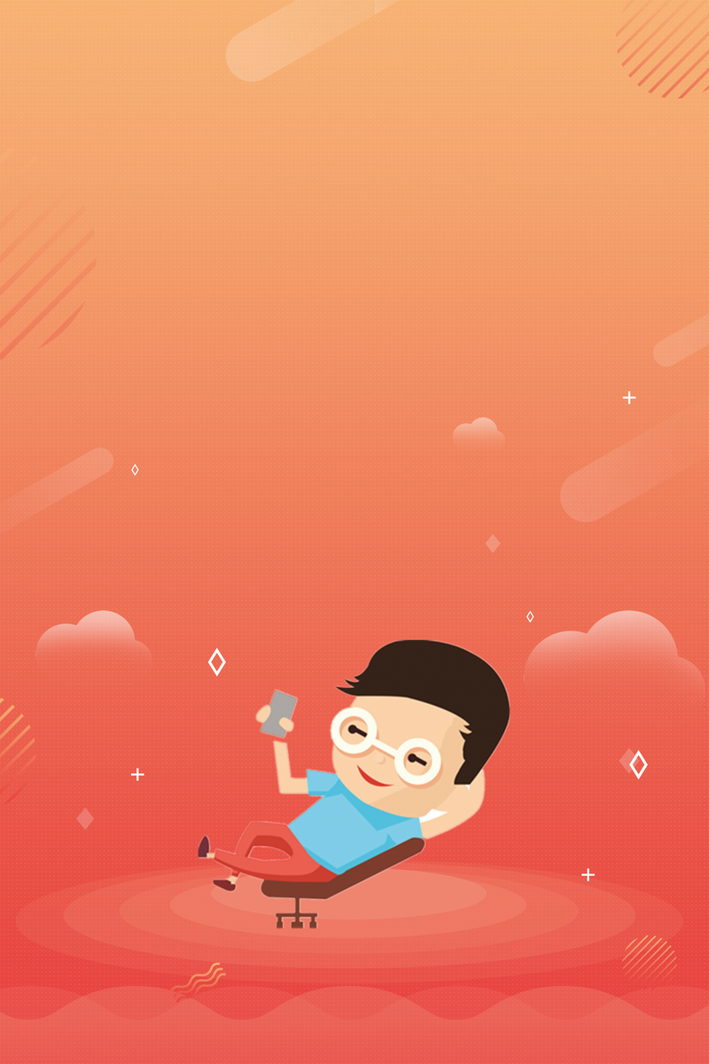 手机支付海报设计素材，精彩生活背景，卡通手绘JPG/PSD高清下载