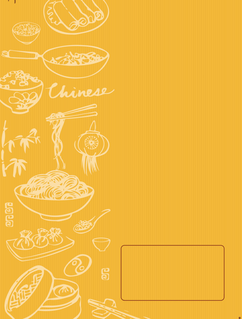 卡通手绘简约线描菜单背景，高清JPG图片素材下载