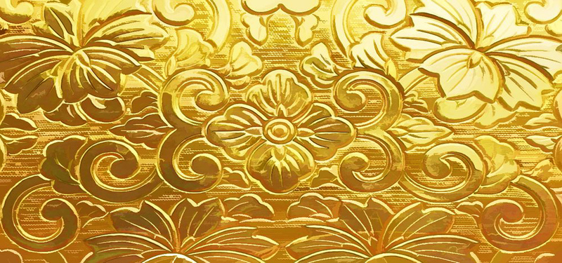 金色浅浮雕背景图，高清JPG质感纹理素材，一键下载