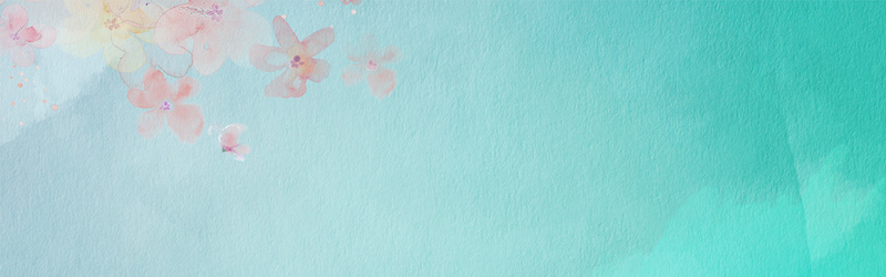 清新蓝色水彩纹理Banner，高清JPG质感设计素材，免费下载