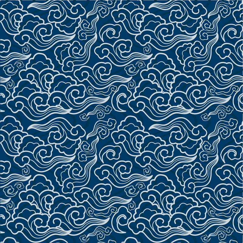 蓝色祥云JPG高清图片，质感纹理设计素材，AI格式下载