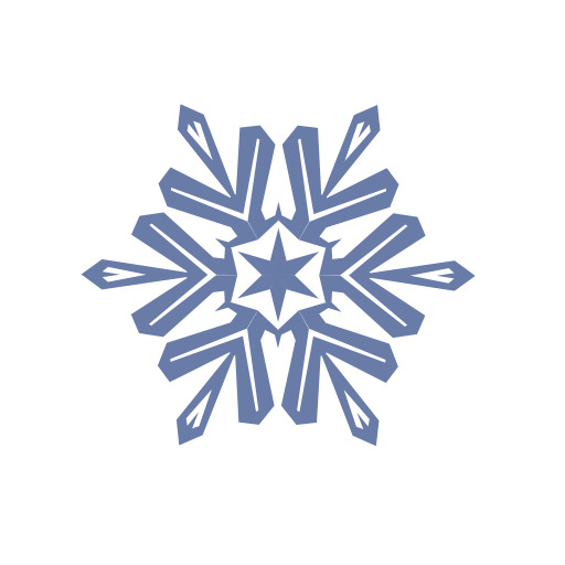 圣诞节高清PNG透明图片，鳞片雪花矢量包，节日元素设计素材下载
