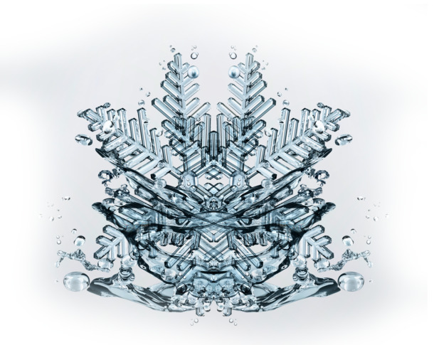 高清雪花PNG透明图，圣诞节节日元素，设计素材免费下载