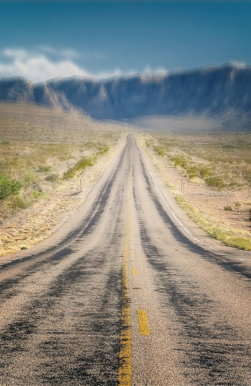 文艺清新公路海报背景图，高清JPG/PSD设计素材，风景摄影，免费下载