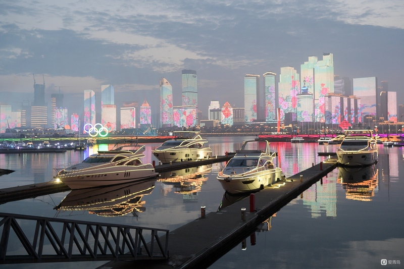 青岛夜景高清JPG摄影，精美风景图片设计素材下载
