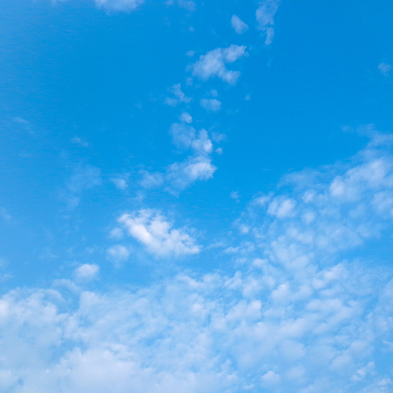 高清蓝色天空JPG摄影素材，绝美风景图片下载