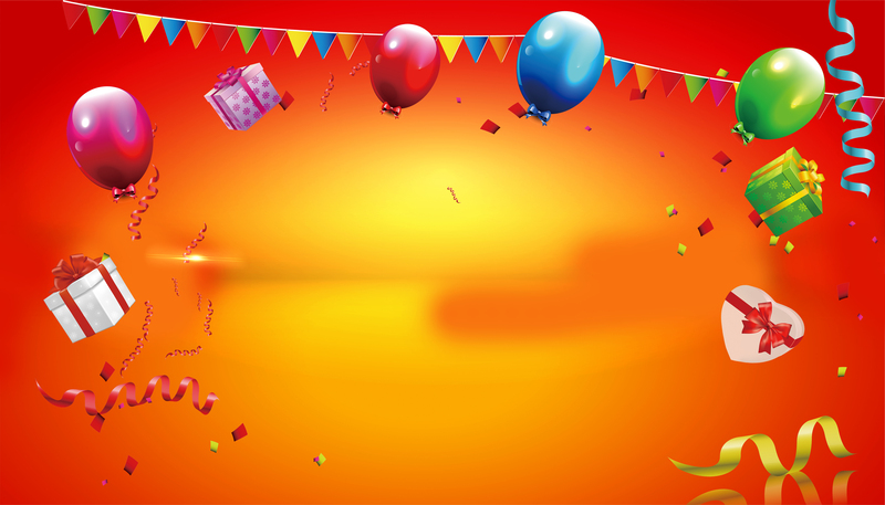 高清生日祝福海报JPG图片，电商狂欢PSD设计素材下载