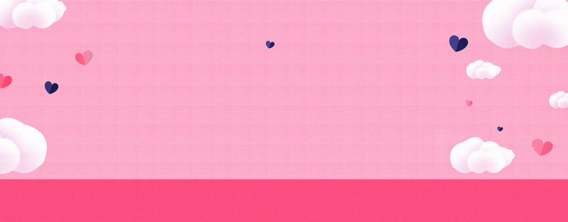 37少女节清新粉系纹理Banner，质感JPG/PSD设计素材下载