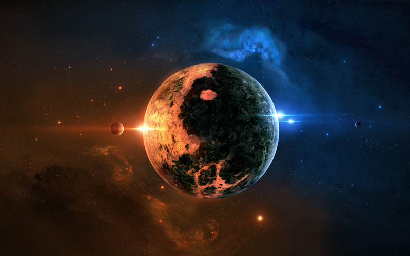 宇宙星空背景，高清JPG质感纹理素材，免费下载
