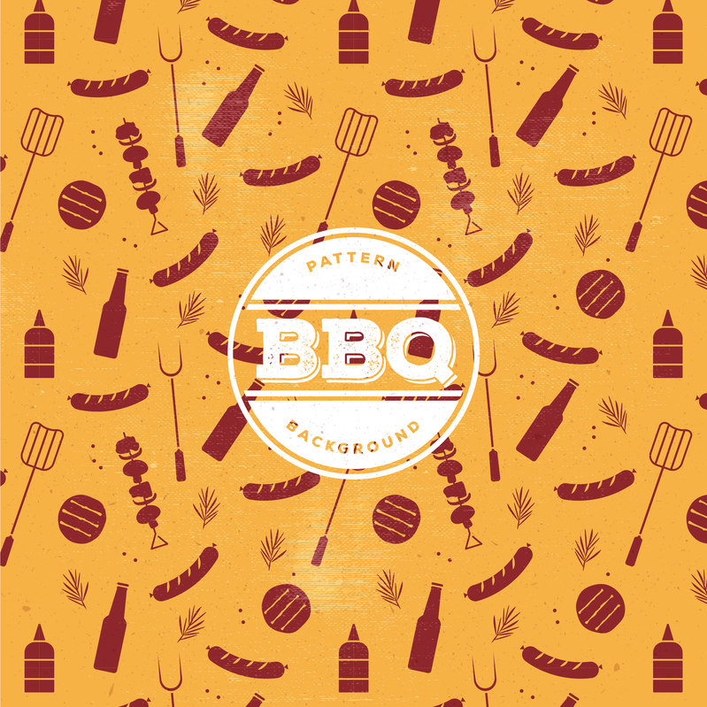 高清烧烤BBQ海报背景JPG/AI设计素材，质感纹理，免费下载