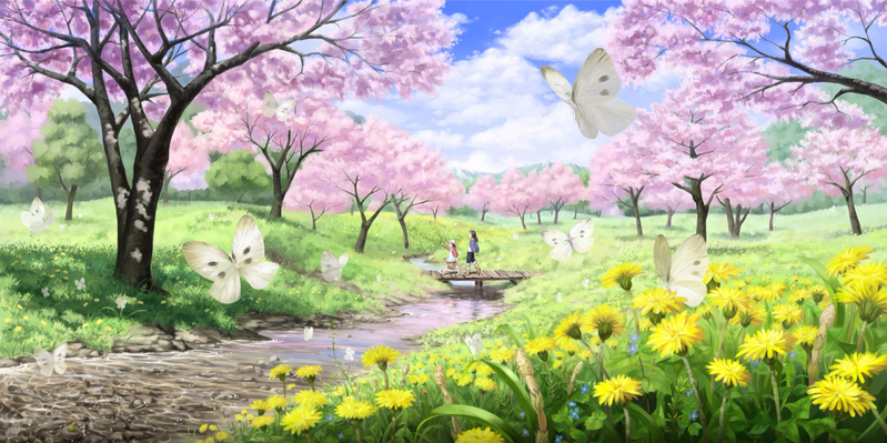 春日繁花盛景，高清JPG花海摄影/风景设计素材下载