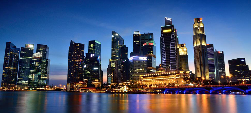 现代都市夜景高清海报背景图片，JPG摄影素材 & PSD设计下载