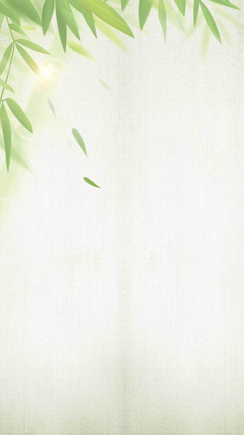 绿色手绘竹子PSD分层背景，高清JPG质感纹理，H5设计素材下载