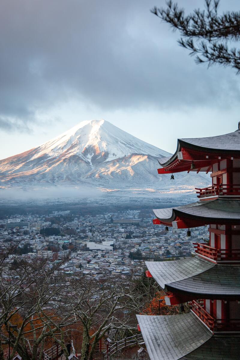 富士山绝美风光，高清JPG摄影图片，风景设计素材下载