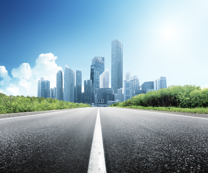 城市公路高清JPG摄影，绝美风景图片，设计素材一键下载