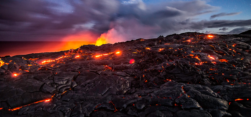 火山背景图，高清JPG摄影素材，风景图片设计免费下载