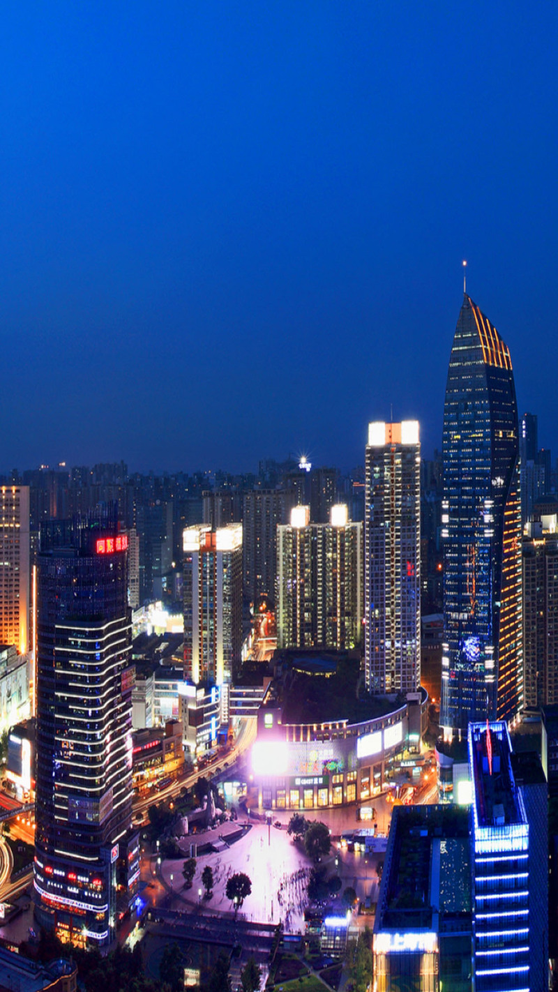 重庆夜景绝美H5素材，高清JPG摄影图，风景设计下载