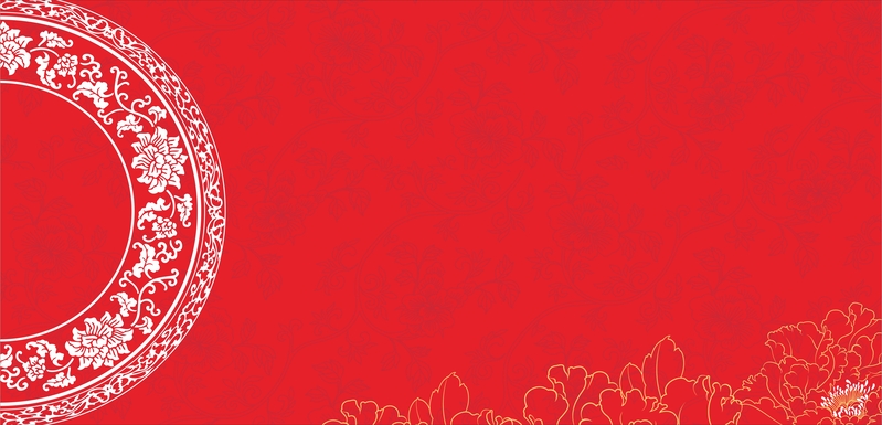 中国风红色花纹背景JPG高清质感纹理素材，CER格式下载