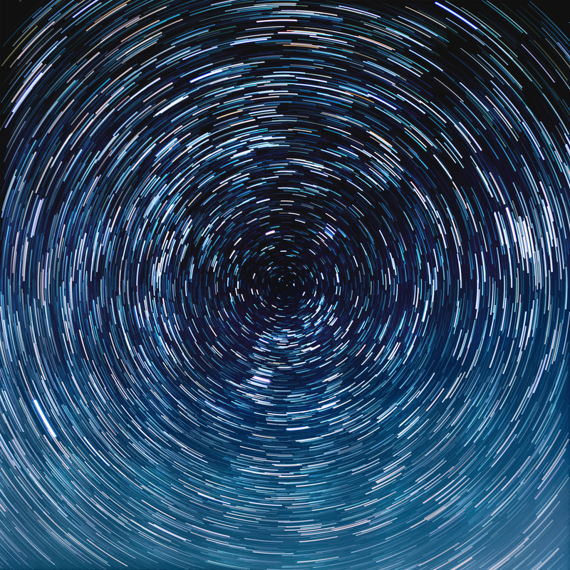 蓝色星空旋转高清JPG，质感纹理设计素材下载