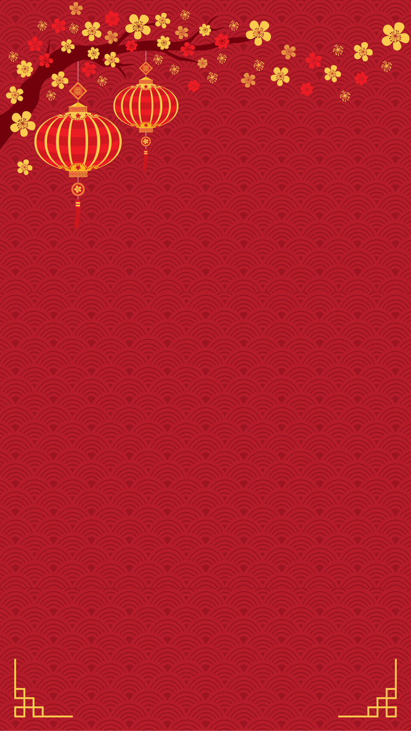 红色春节水波纹H5背景素材，高清JPG与PSD分层下载，质感纹理设计元素