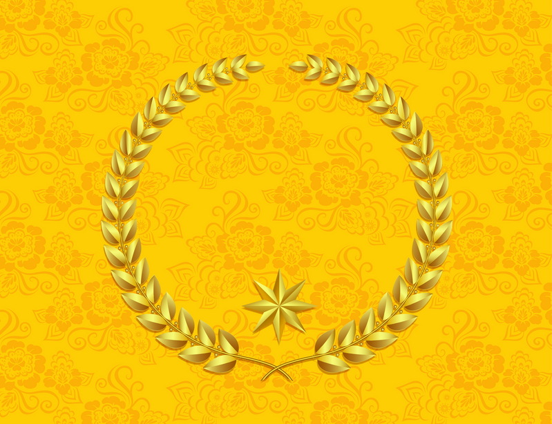麦穗徽章设计素材，高清JPG与AI格式，质感纹理丰富，免费下载