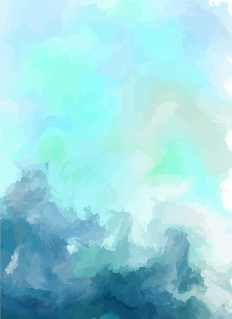 蓝色水彩抽象封面背景，现代质感JPG图片，高清纹理设计素材下载