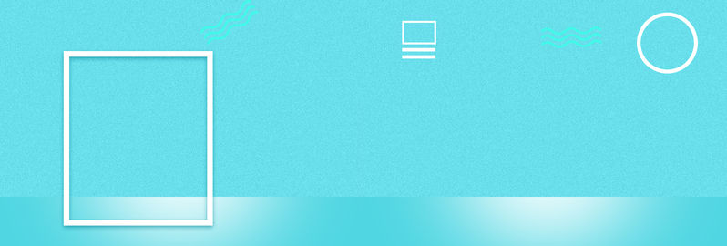 渐变蓝磨砂边框Banner背景，高清JPG+PSD设计素材下载