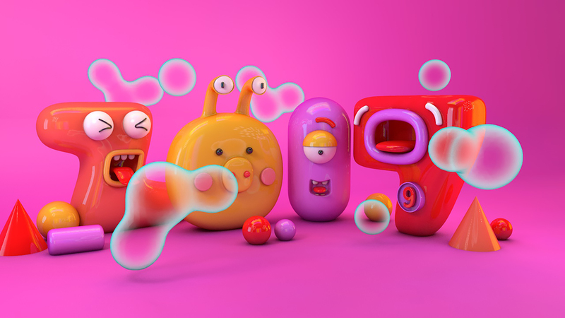 C4D2019数字渲染背景图，高清JPG质感纹理素材下载