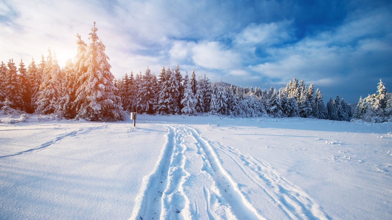 高清冰天雪地JPG背景素材，风景摄影图片，免费下载设计资源