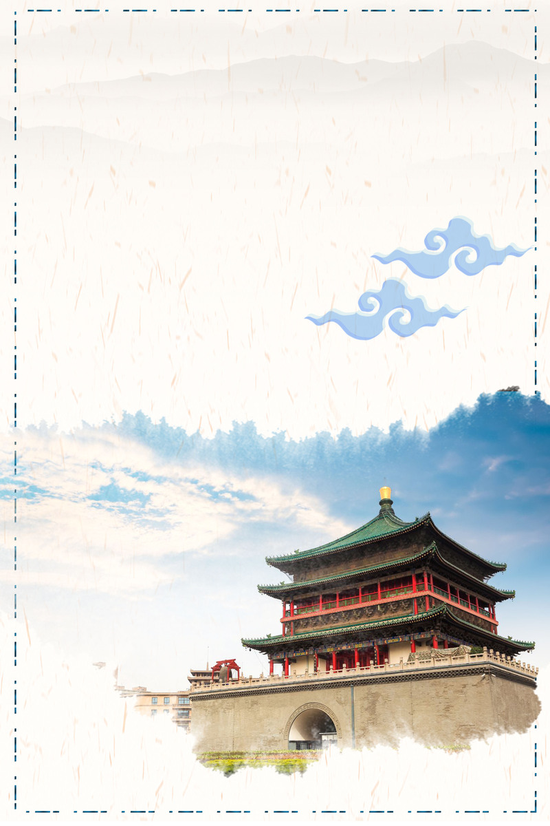 国庆出游必备，高清JPG海报背景&PSD风景设计素材下载