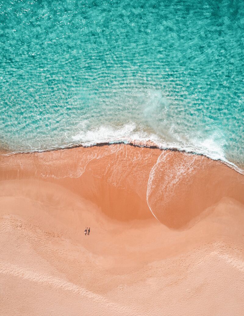 海滩美景高清JPG，海浪、沙滩摄影，蓝色风景图片素材下载