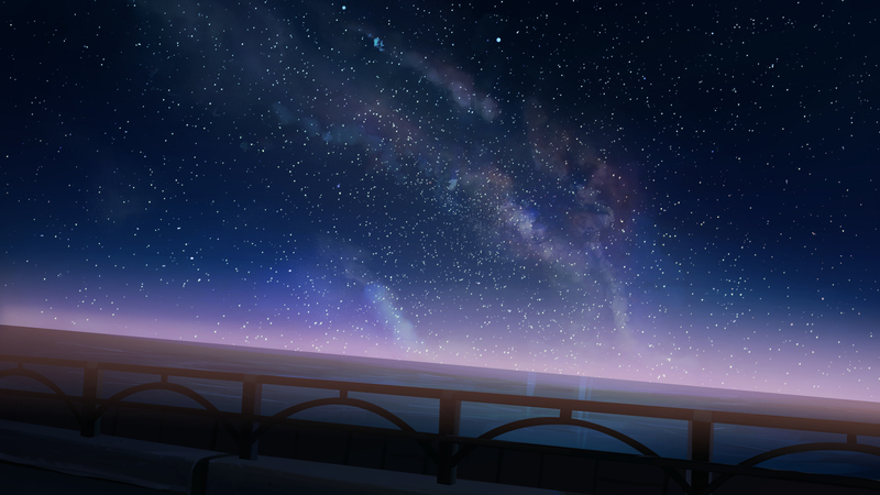 夜晚星辰与壮阔大海绝美JPG摄影/精选风景设计素材下载