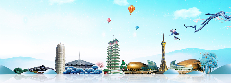 郑州旅游印象，绝美风景JPG/PSD图片素材，高清下载