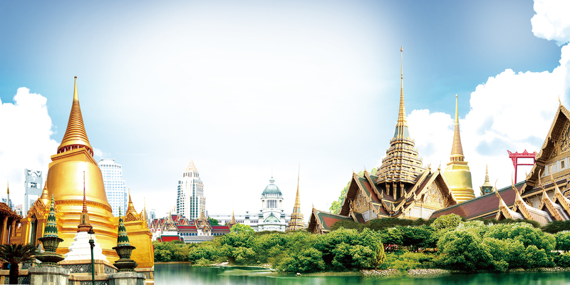 泰国旅游海报背景，高清JPG摄影/风景PSD设计素材下载