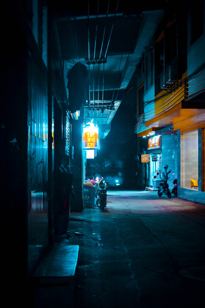 冷色朋克风摄影佳作，高清JPG风景图片，设计素材任你下载