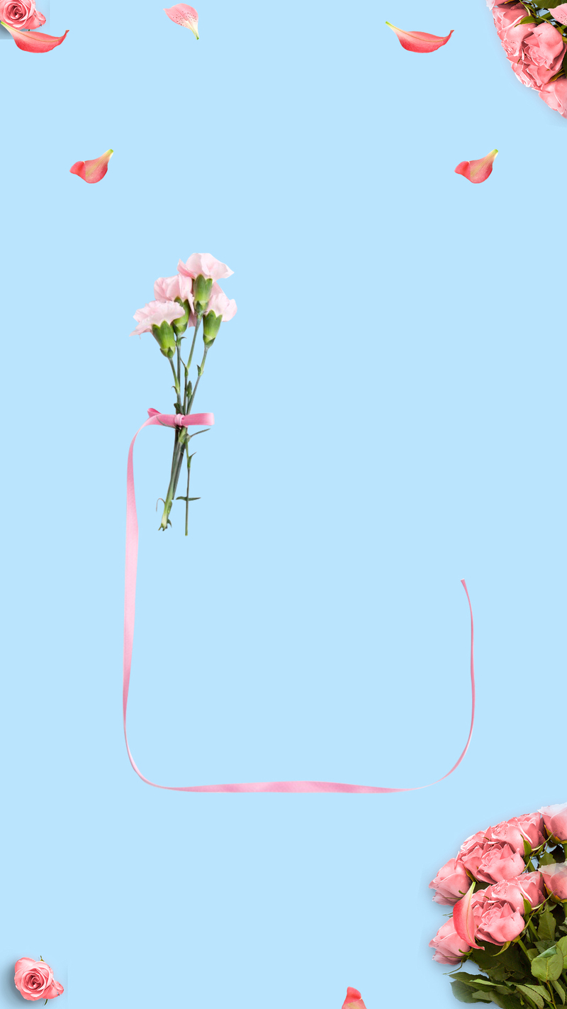 清新文艺花边框背景图片，高清JPG/PSD格式，摄影风景素材下载