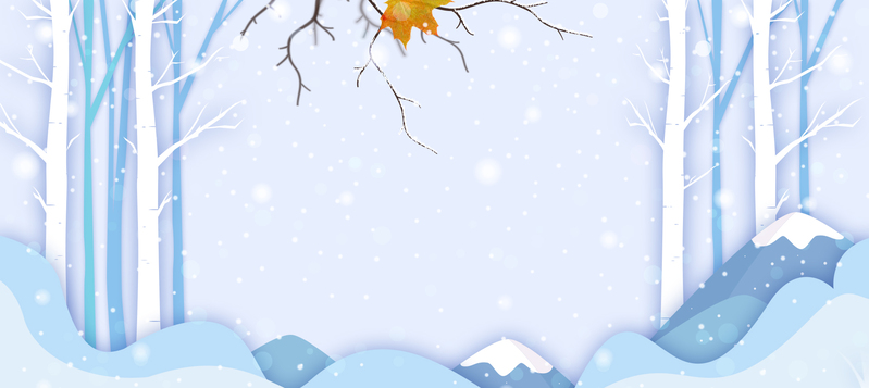 立冬雪景高清JPG图片，风景摄影与设计素材PSD格式下载