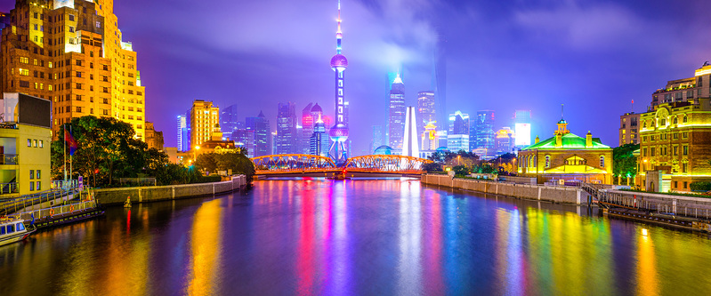 城市夜景高清JPG摄影素材，绝美风景图片，一键下载设计所需