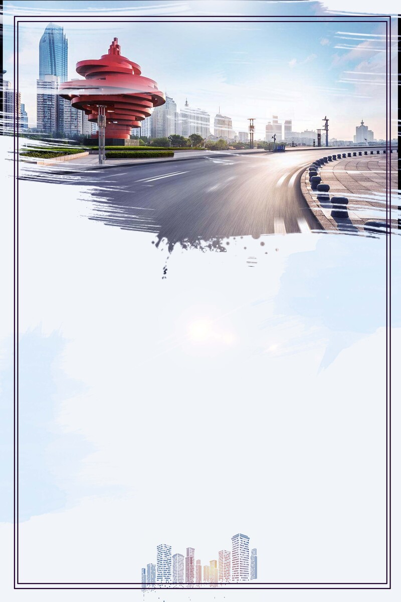 青岛旅游展板背景素材，高清JPG/PSD风光图片，免费下载