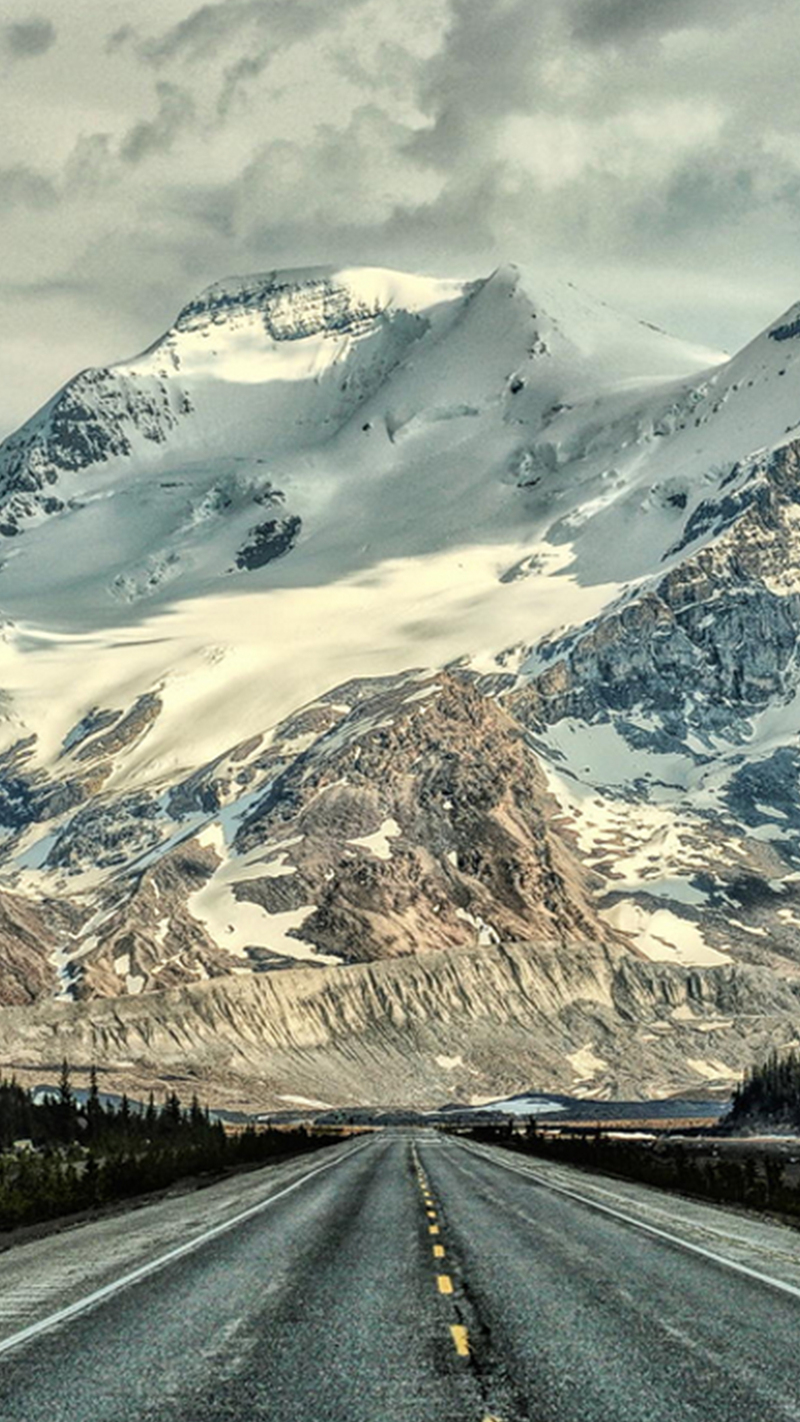 大气雪山公路H5背景图片，高清JPG摄影素材，免费下载风景设计图